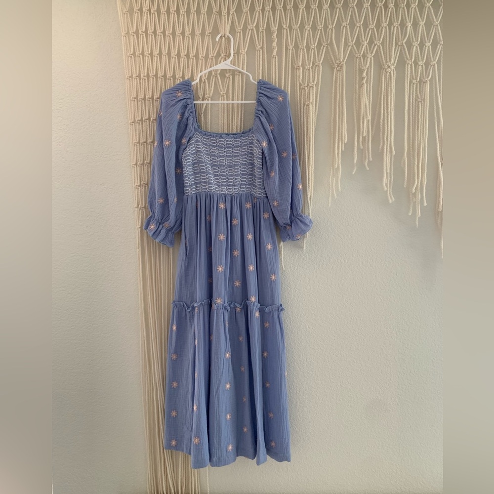 Embroidered Maxi Dress